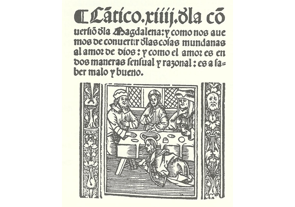 Retablo vida Cristo-Padilla-Eguía-Incunabula & Ancient Books-facsimile book-Vicent García Editores-6 Jesus and Mary Magdalene